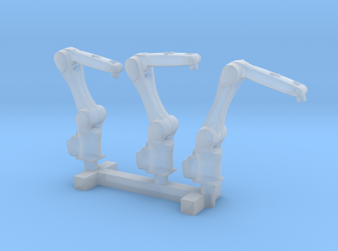 N Scale 3x Robotic Arm