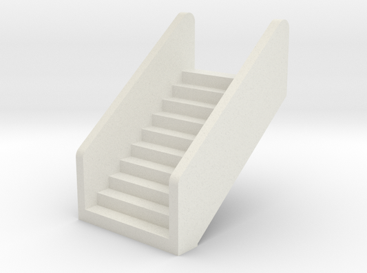 N Scale Station Stairs H12.5W12.5mm