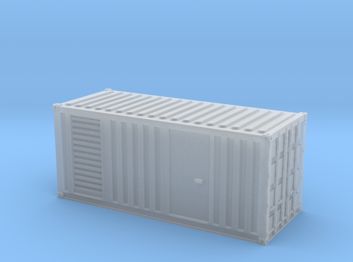 N Scale Generator In 20ft Container