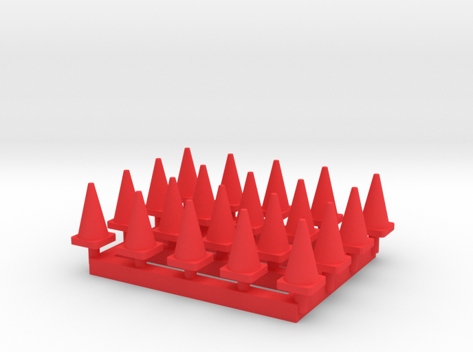 N Scale 20 Traffic Cones